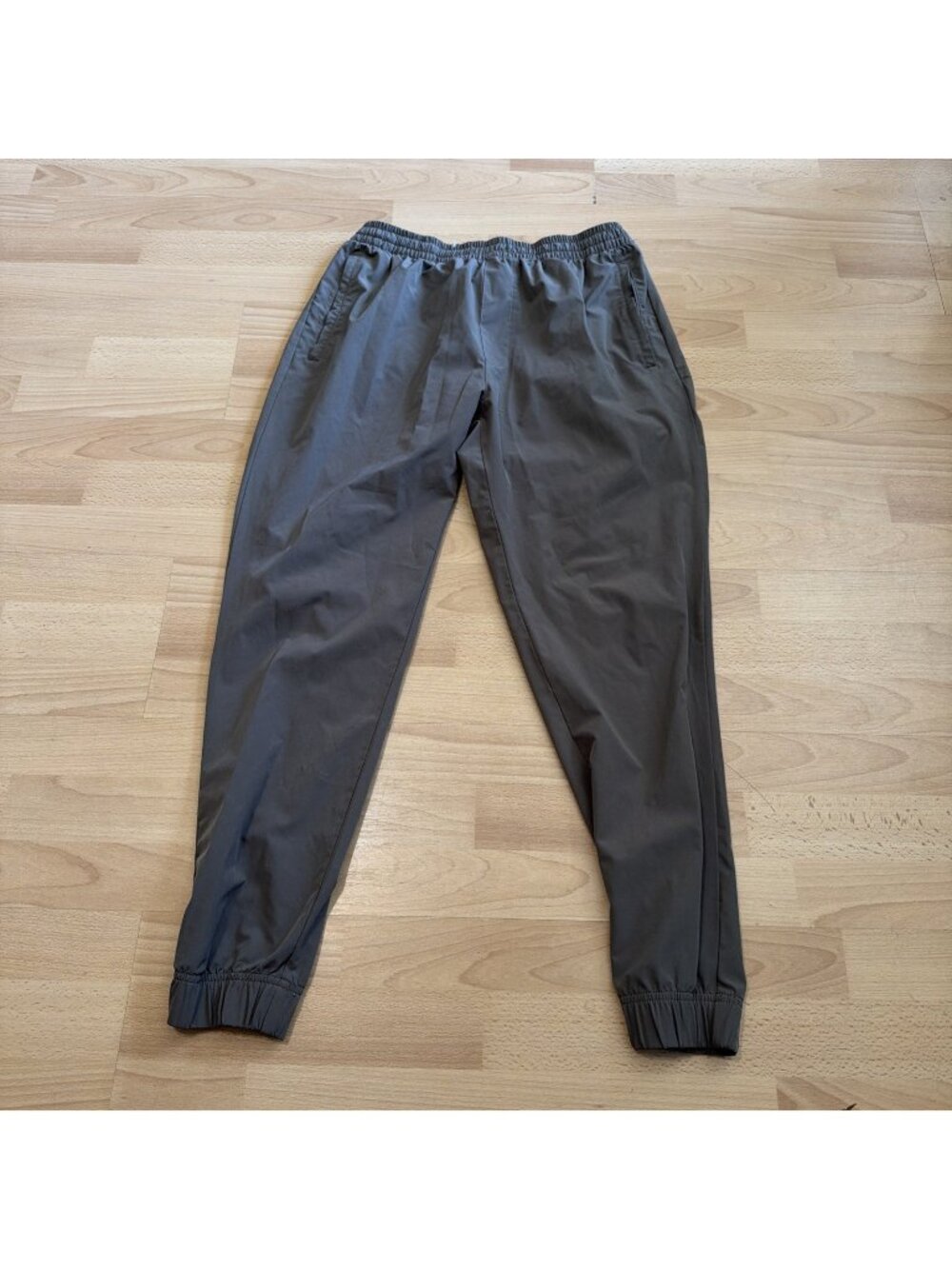 Cove USA Joggers Mens Gray Greenish Stretch Performance Tapered